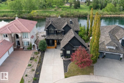 92 Nottingham Harbour, Sherwood Park, AB - Outdoor With Body Of Water