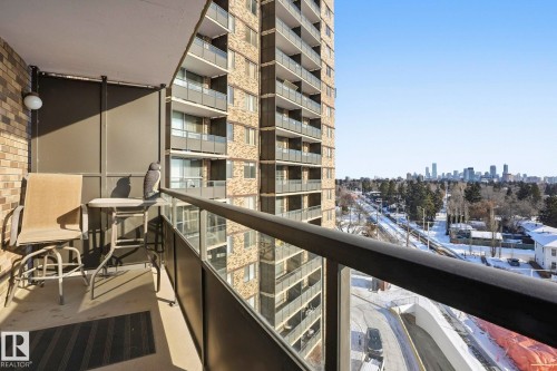 814 13910 Stony Plain Road, Edmonton, AB - Outdoor With Balcony With Exterior