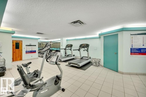 814 13910 Stony Plain Road, Edmonton, AB - Indoor Photo Showing Gym Room