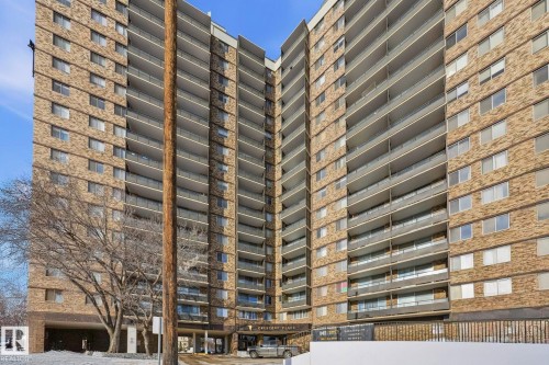 814 13910 Stony Plain Road, Edmonton, AB - Outdoor With Balcony With Facade