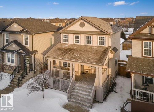 View of front of property featuring a residential view - 281 Southwick Way, Leduc, AB - Outdoor