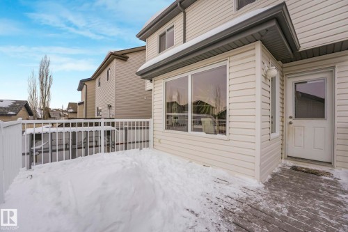 View of wooden deck - 281 Southwick Way, Leduc, AB - Outdoor With Deck Patio Veranda With Exterior