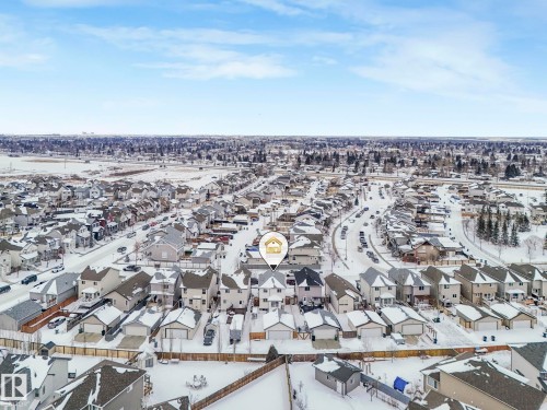 Aerial perspective of suburban area - 281 Southwick Way, Leduc, AB - Outdoor With View