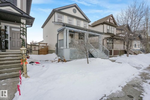 View of front of property with stairs - 281 Southwick Way, Leduc, AB - Outdoor With Facade