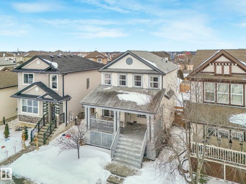 View of front of property featuring a residential view - 281 Southwick Way, Leduc, AB - Outdoor With Facade