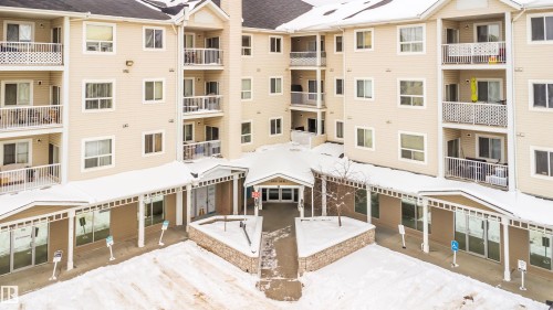 211 4310 33 Street, Stony Plain, AB - Outdoor With Balcony With Facade