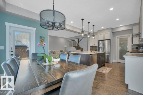 6123 19 Avenue, Edmonton, AB - Indoor Photo Showing Dining Room