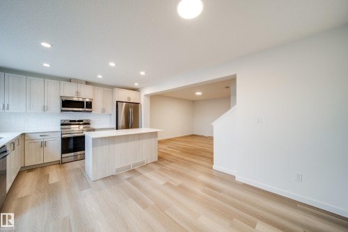 2838 152 Avenue, Edmonton, AB - Indoor Photo Showing Kitchen With Stainless Steel Kitchen