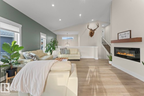315 Waterton Way, Cold Lake, AB - Indoor Photo Showing Living Room With Fireplace