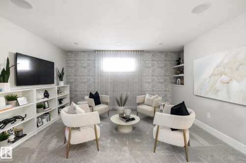 17427 7 Street, Edmonton, AB - Indoor Photo Showing Living Room