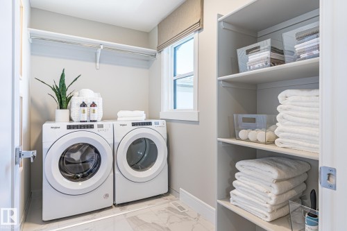 17427 7 Street, Edmonton, AB - Indoor Photo Showing Laundry Room