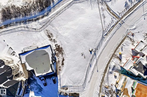 View of snowy aerial view - 672 Fraser Vista, Edmonton, AB 
