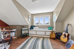 Bedroom with wood finished floors - 