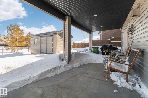 105 Houle Drive, Morinville, AB - Outdoor With Deck Patio Veranda With Exterior