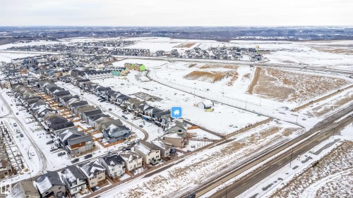 View of snowy aerial view - 19743 26 Avenue, Edmonton, AB - Outdoor With View