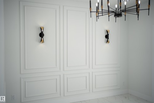 Detailed view of suspended lighting - 4006 40 Street, Beaumont, AB - Indoor Photo Showing Other Room