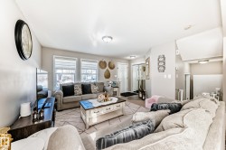 View of tiled living area - 