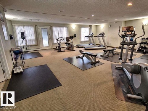 2122 320 Clareview Station Drive, Edmonton, AB - Indoor Photo Showing Gym Room