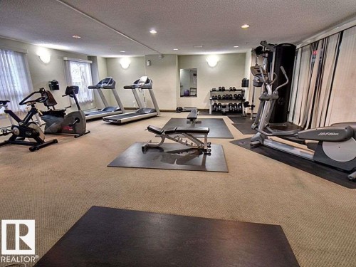 2122 320 Clareview Station Drive, Edmonton, AB - Indoor Photo Showing Gym Room