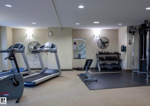 2122 320 Clareview Station Drive, Edmonton, AB - Indoor Photo Showing Gym Room
