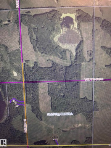 Map / location with property boundaries highlighted - 11126 Twp Rd 605A, Rural St. Paul County, AB - Other