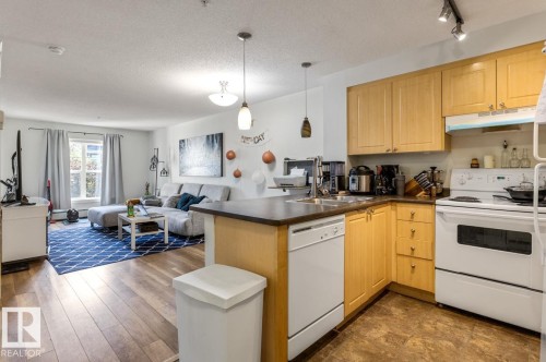 213 622 Mcallister Loop, Edmonton, AB - Indoor Photo Showing Kitchen With Double Sink