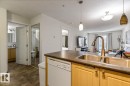 213 622 Mcallister Loop, Edmonton, AB  - Indoor Photo Showing Kitchen With Double Sink 