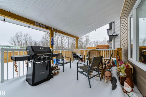 4914 47 Street, Redwater, AB - Outdoor With Deck Patio Veranda With Exterior