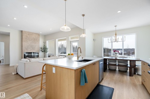 13 50408 Rr 203, Rural Beaver County, AB - Indoor Photo Showing Kitchen With Double Sink