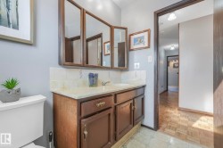 Bathroom with toilet and vanity - 