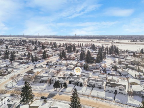 Aerial perspective of suburban area - 760 Knottwood Road S, Edmonton, AB - Outdoor With View