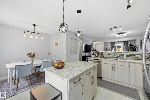 Welcome to #129 2905 141 ST SW - 129 2905 141 Street, Edmonton, AB - Indoor Photo Showing Kitchen With Upgraded Kitchen