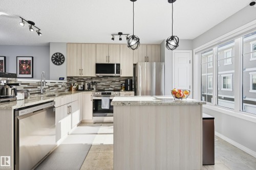 Welcome to #129 2905 141 ST SW - 129 2905 141 Street, Edmonton, AB - Indoor Photo Showing Kitchen With Stainless Steel Kitchen With Upgraded Kitchen