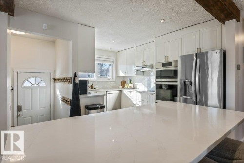 3502 41 Street, Leduc, AB - Indoor Photo Showing Kitchen With Stainless Steel Kitchen
