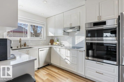 3502 41 Street, Leduc, AB - Indoor Photo Showing Kitchen With Stainless Steel Kitchen