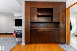 Detailed view of wood finished floors - 