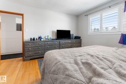 Bedroom featuring light wood-style floors - 