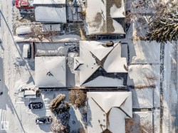View of snowy aerial view - 