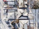 View of snowy aerial view - 9847 79 Street, Edmonton, AB  - Outdoor With View 