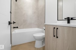 Full bath with vanity and bathing tub / shower combination - 