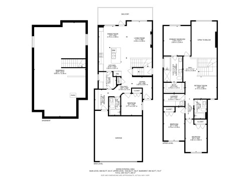 View of property floor plan - 90 Eldridge Point(E), St. Albert, AB - Other