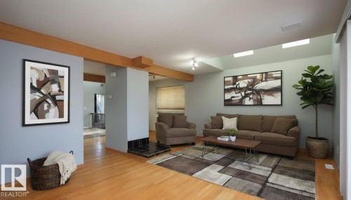 3905 65 Street, Camrose, AB - Indoor Photo Showing Living Room