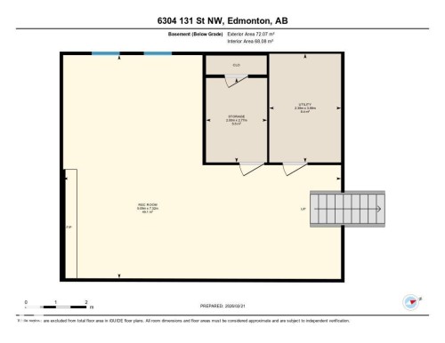View of property floor plan - 6304 131 Street, Edmonton, AB - Other