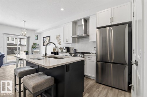 67 5122 213A Street, Edmonton, AB - Indoor Photo Showing Kitchen With Double Sink With Upgraded Kitchen