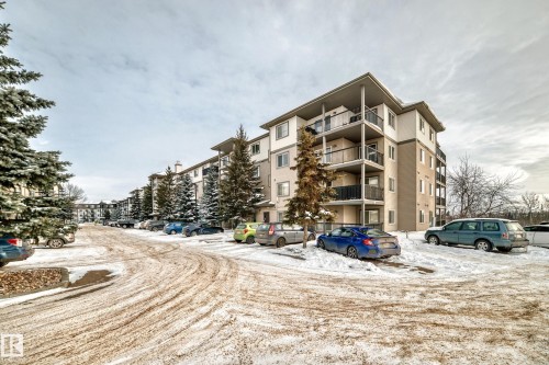 View of apartment building / complex - 306 1188 Hyndman Road, Edmonton, AB - Outdoor With Balcony