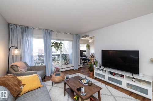 208 11455 41 Avenue, Edmonton, AB - Indoor Photo Showing Living Room