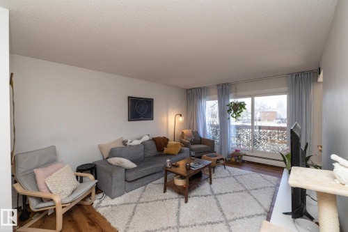 208 11455 41 Avenue, Edmonton, AB - Indoor Photo Showing Living Room
