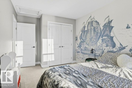 Large south facing bedroom. - 1909 Davidson Wynd, Edmonton, AB - Indoor Photo Showing Bedroom