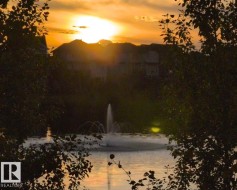 Beautiful sunset view in the summer months. - 