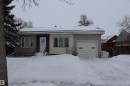View of front of property with an attached garage - 5109 55 Street, Barrhead, AB  - Outdoor 